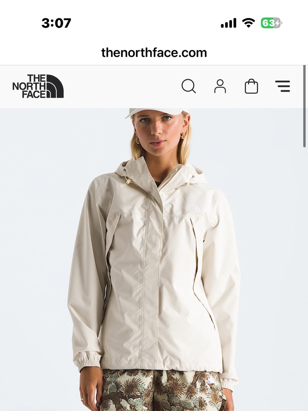 North face women’s Antora rain jacket BNWTs